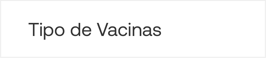 Tipo de vacina